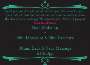 Massage Pamper Package